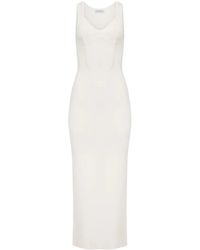Nina Ricci - Maxikleid Im Corsage-Stil - Lyst