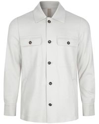 Eleventy - Button-Up Shirt Jacket - Lyst