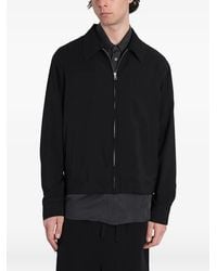 Grifoni - Casual Zip-Up Collared Jacket - Lyst