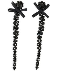 Simone Rocha - Crystal-Embellished Drop Earrings - Lyst