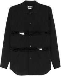 COMME DES GARÇON BLACK - Hemd Mit Rüschen - Lyst