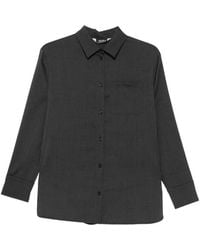 Max Mara - Button-Up Chest-Pocket Shirt - Lyst