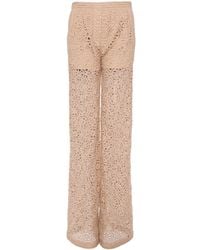 Elie Saab - Macramé Trousers - Lyst