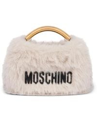 Moschino - Logo-Embroidered Tote Bag - Lyst