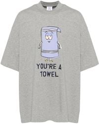 Vetements - Graphic-Print T-Shirt - Lyst