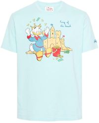 Mc2 Saint Barth - X Disney Paperone King Cotton T-shirt - Lyst