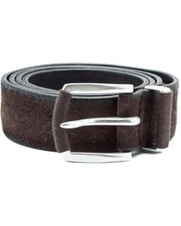Orciani - Gürtel Aus Wildleder - Lyst