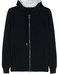 Kiton - Cotton Zip-Up Hoodie - Lyst