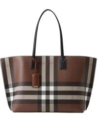 Burberry - Tote bag in tela - Lyst