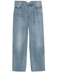 Ami Paris - Baggy-Fit Katoenen Jeans - Lyst