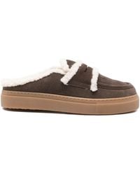 Inuikii - Mules À Bride En Peau Lainée - Lyst