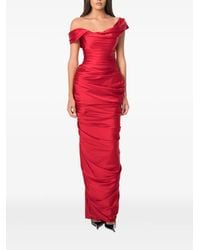 NORINA ST - Mia Draped Off-Shoulder Maxi Dress - Lyst