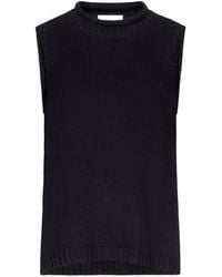 Loulou de Saison - Effy Rolled Collar Ribbed Vest - Lyst