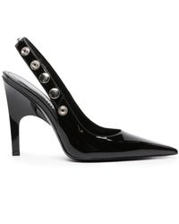 The Attico - 105mm Stud-embellished Patent Leather Pumps - Lyst