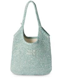 Miu Miu - Ivy Sequin-Embellished Tote Bag - Lyst