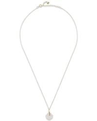 Mateo - Shell-Motif Diamond And Quartz Necklace - Lyst