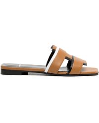 Pierre Hardy - Double-strap Leather Sandals - Lyst