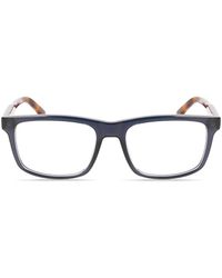 Lacoste - Brille Mit Logo-Print - Lyst