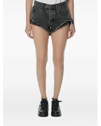 One Teaspoon - Pantalones Vaqueros Cortos Rollers Deshilachados - Lyst