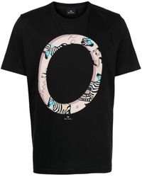 PS by Paul Smith - Graphic-print Cotton T-shirt - Lyst