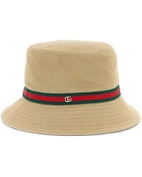 Gucci - Ana Web Bucket Hat - Lyst