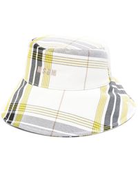 MSGM - Sombrero de pescador con logo bordado - Lyst