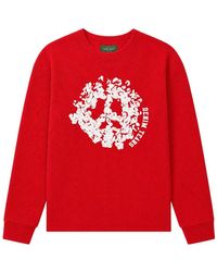 DENIM TEARS - Peace Wreath Graphic-Print Thermal T-Shirt - Lyst
