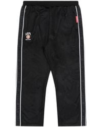 Aape By A Bathing Ape - Logo-Appliqué Side-Stripe Track Pants - Lyst