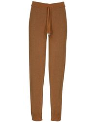 Kangra - Glitter-Effect Drawstring Track Pants - Lyst