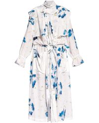 Lemaire - Floral-print Layered Shirtdress - Lyst
