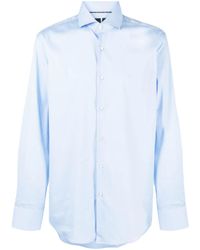 BOSS - Classic-Collar Long-Sleeve Shirt - Lyst