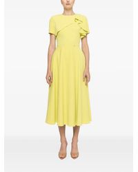 Nissa - Ruffled A-Line Midi Dress - Lyst
