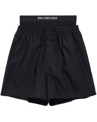 Balenciaga - Hybrid Cotton Boxer Shorts - Lyst