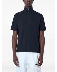 C.P. Company - Polo En Coton À Col Zippé - Lyst
