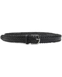 Giorgio Armani - Braided Leather Belt - Lyst
