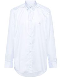Etro - Paisley-Jacquard Cotton Shirt - Lyst