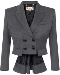 Elisabetta Franchi - Cool Wool Jacket - Lyst