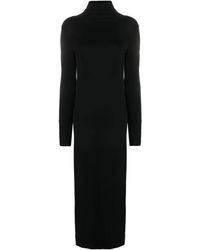 Thom Krom - Robe Longue À Col Roulé - Lyst