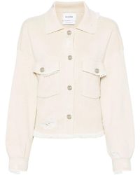 Barrie - Fringed Denim Jacket - Lyst