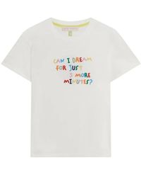 Mira Mikati - Can I Dream For Five More Minutes Embroidered T-Shirt - Lyst