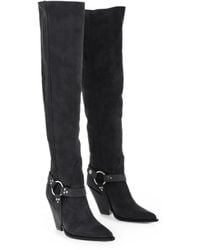 Sonora Boots - Acapulco Belt Suede Boots - Lyst
