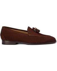 Doucal's - Tassel-Detail Suede Loafers - Lyst