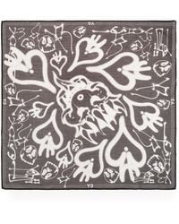 Y-3 - Graphic-Print Scarf - Lyst
