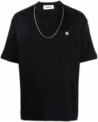 Ambush - Black T-shirt With Chain Print - Lyst