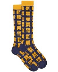 Gallo - Christmas Window-Pattern Socks - Lyst