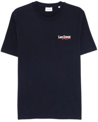 Les Deux - Racing T-Shirt Aus Bio-Baumwolle - Lyst