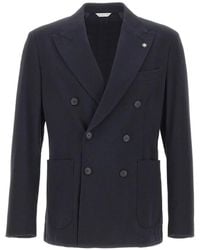 Manuel Ritz - Blazer À Boutonnière Croisée - Lyst