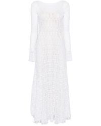 forte_forte - Long-Sleeves Lace Maxi Dress - Lyst