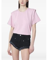 Isabel Marant - Zelitos Shoulder-Detail T-Shirt - Lyst