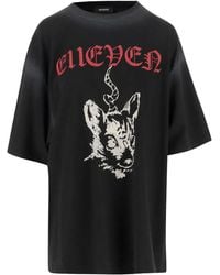 we11done - T-Shirt mit grafischem Print - Lyst